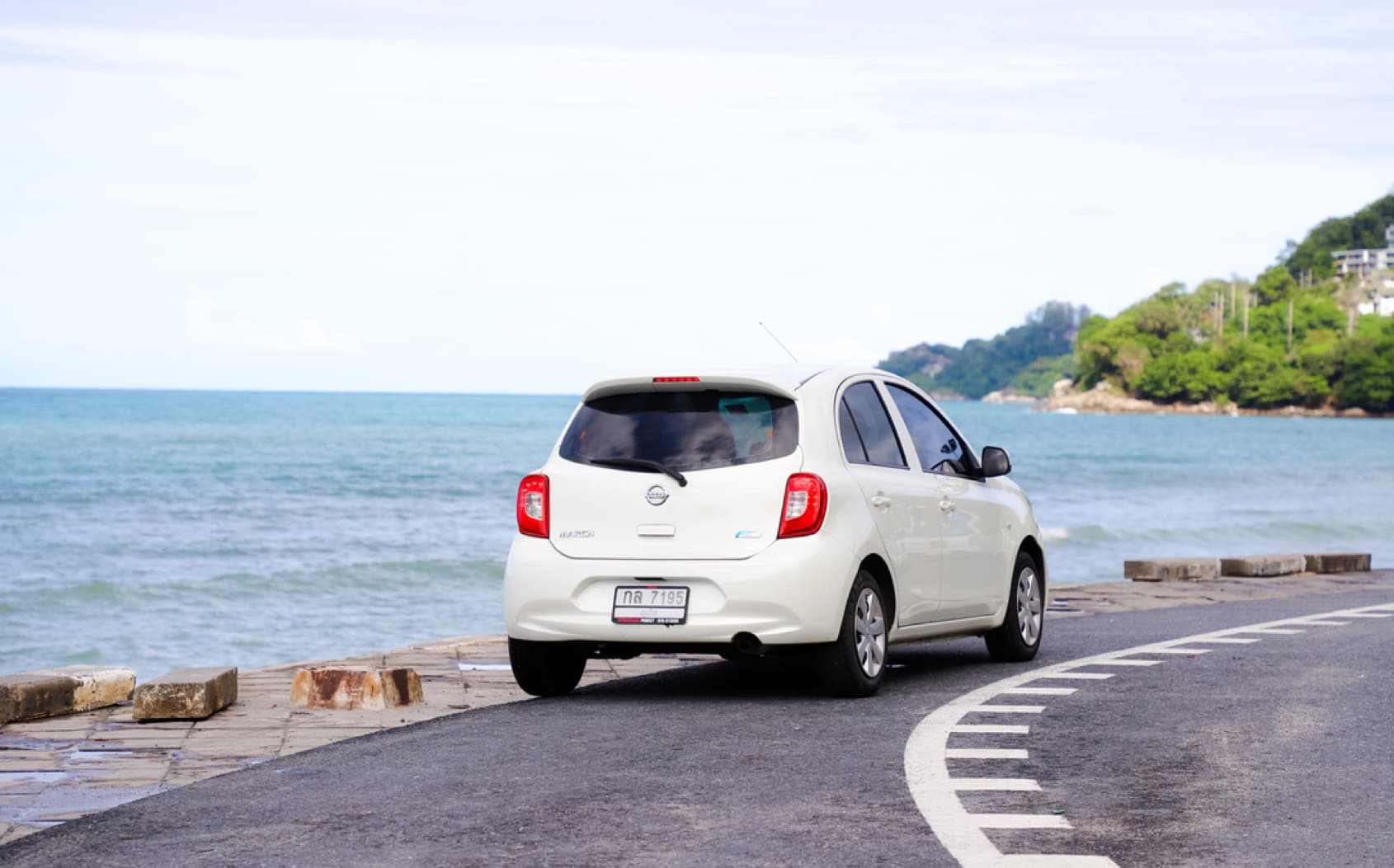 Car on the beach